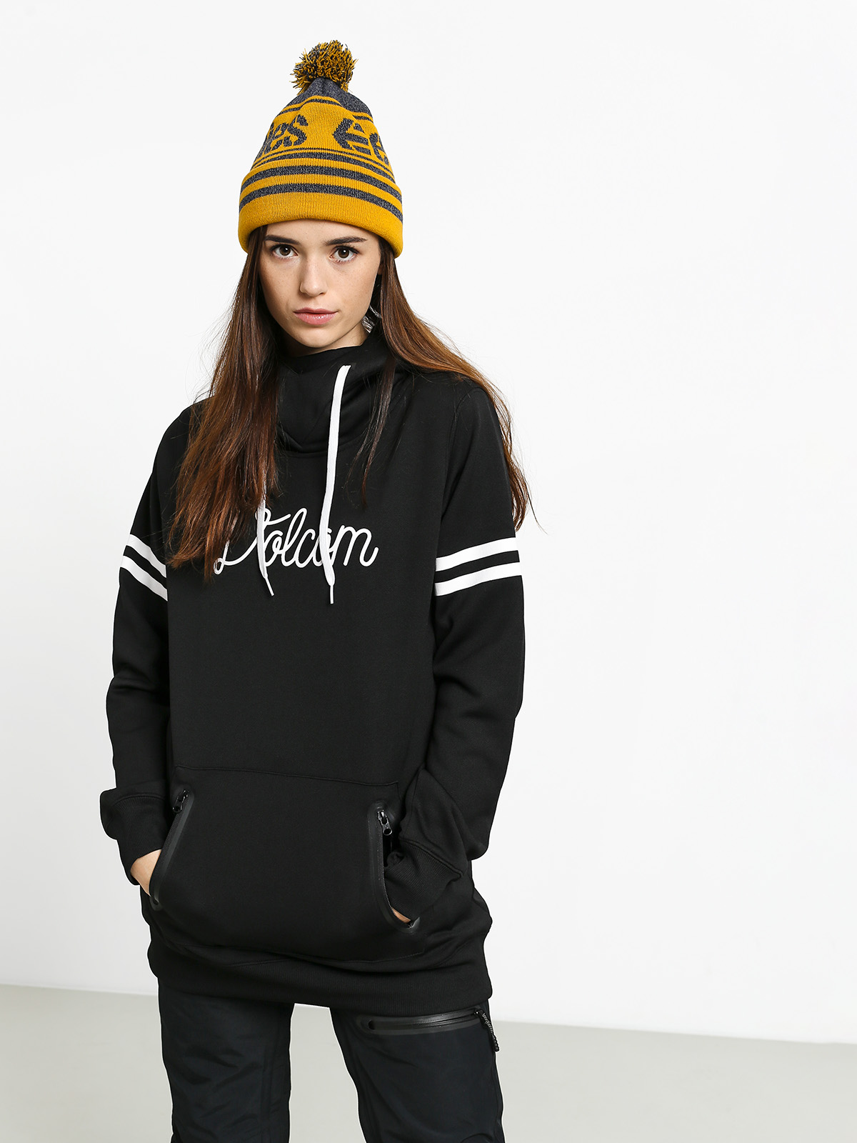 Damska Bluza aktywna Volcom Spring Shred HD (blk)