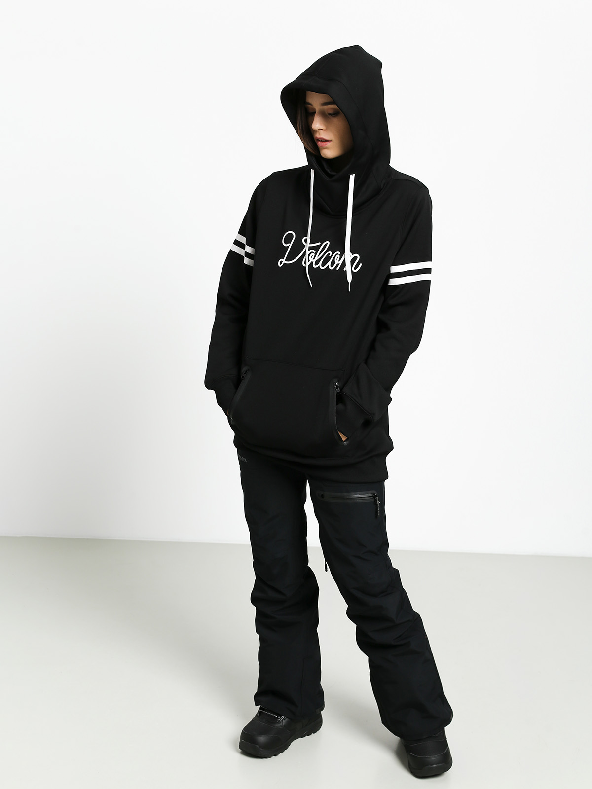 Damska Bluza aktywna Volcom Spring Shred HD (blk)