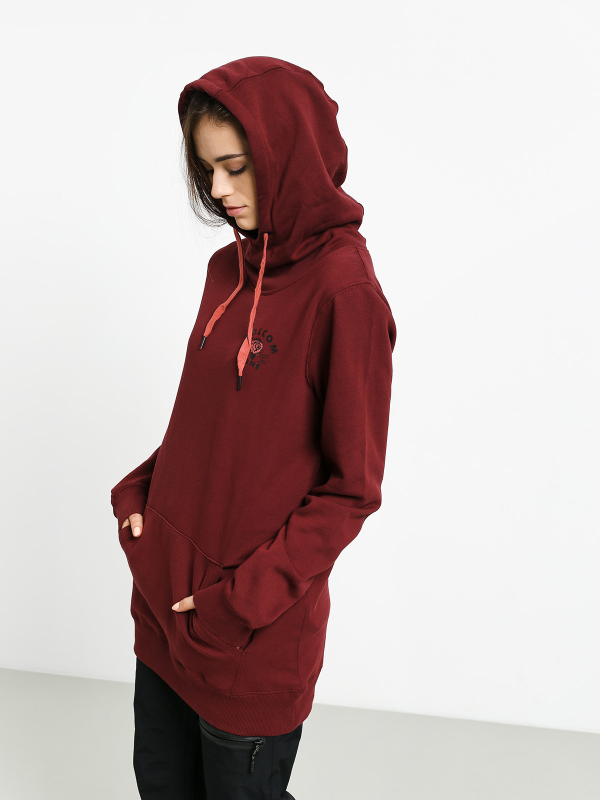 Damska Bluza z kapturem Volcom Costus HD (scr)