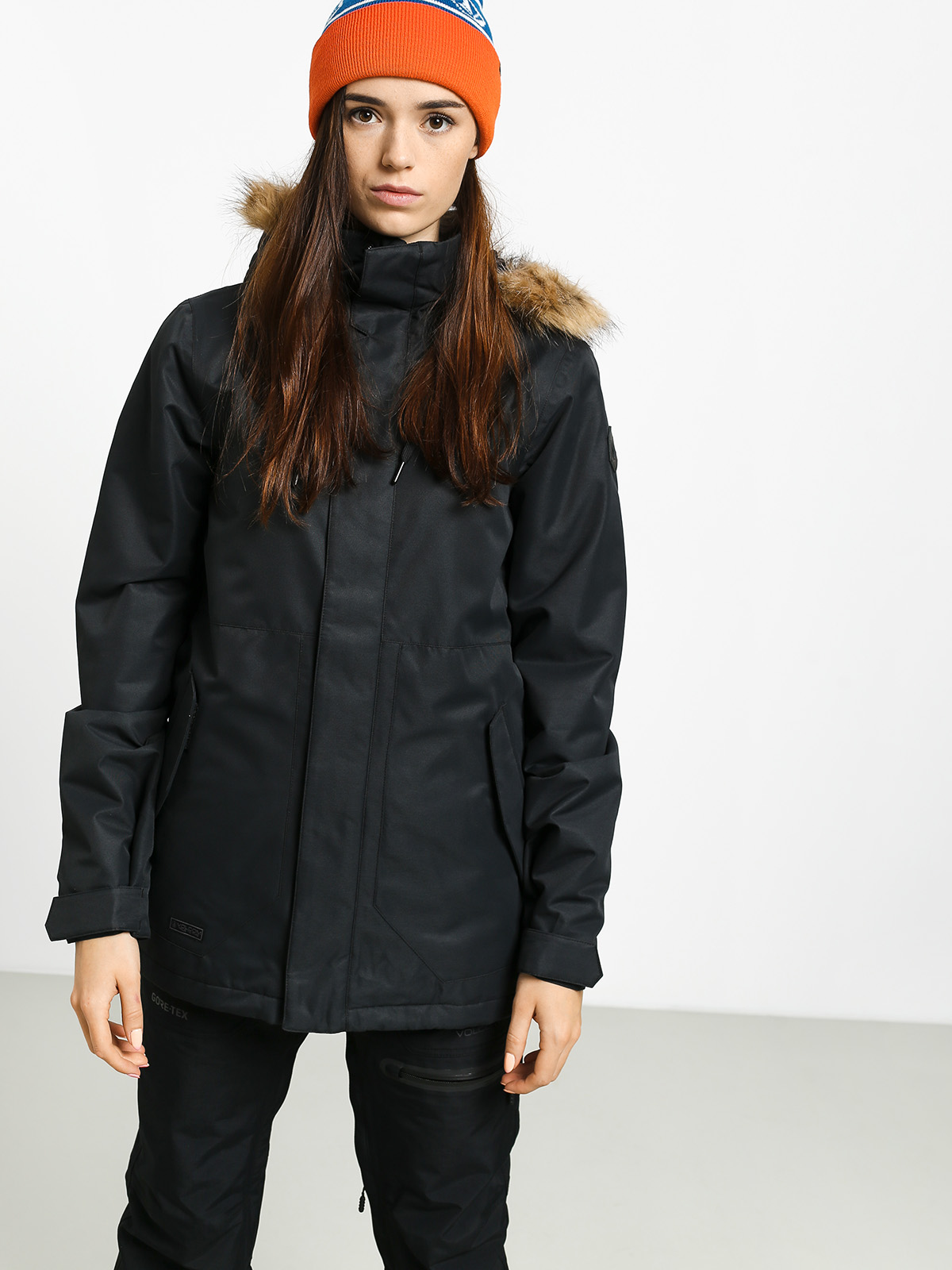 Damska Kurtka snowboardowa Volcom Fawn Ins (blk)