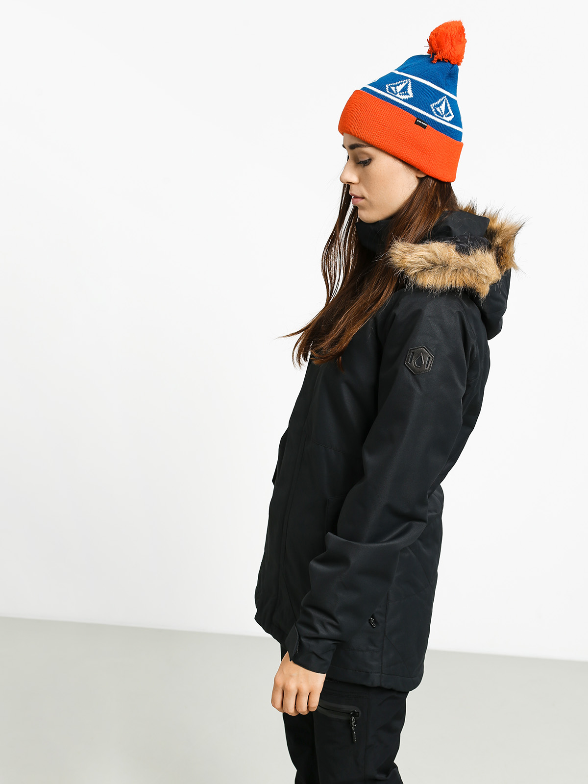 Damska Kurtka snowboardowa Volcom Fawn Ins (blk)
