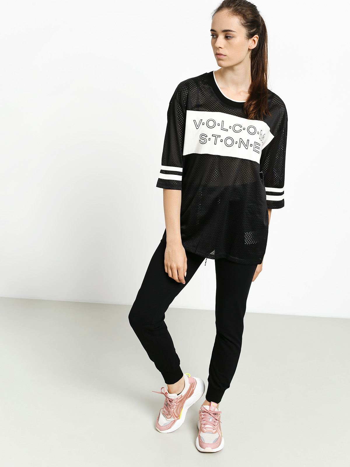 T-shirt Volcom Rock The Blox Wmn (blk)
