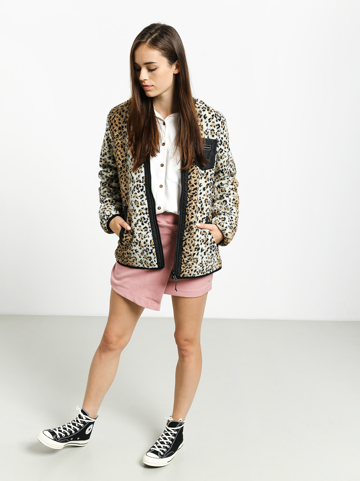 Kurtka Volcom Reversible Polar Wmn (blk)