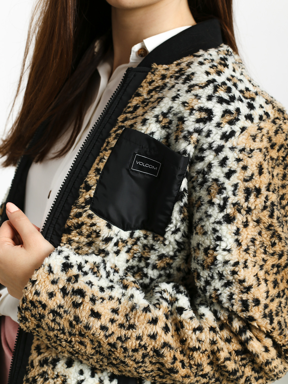 Kurtka Volcom Reversible Polar Wmn (blk)