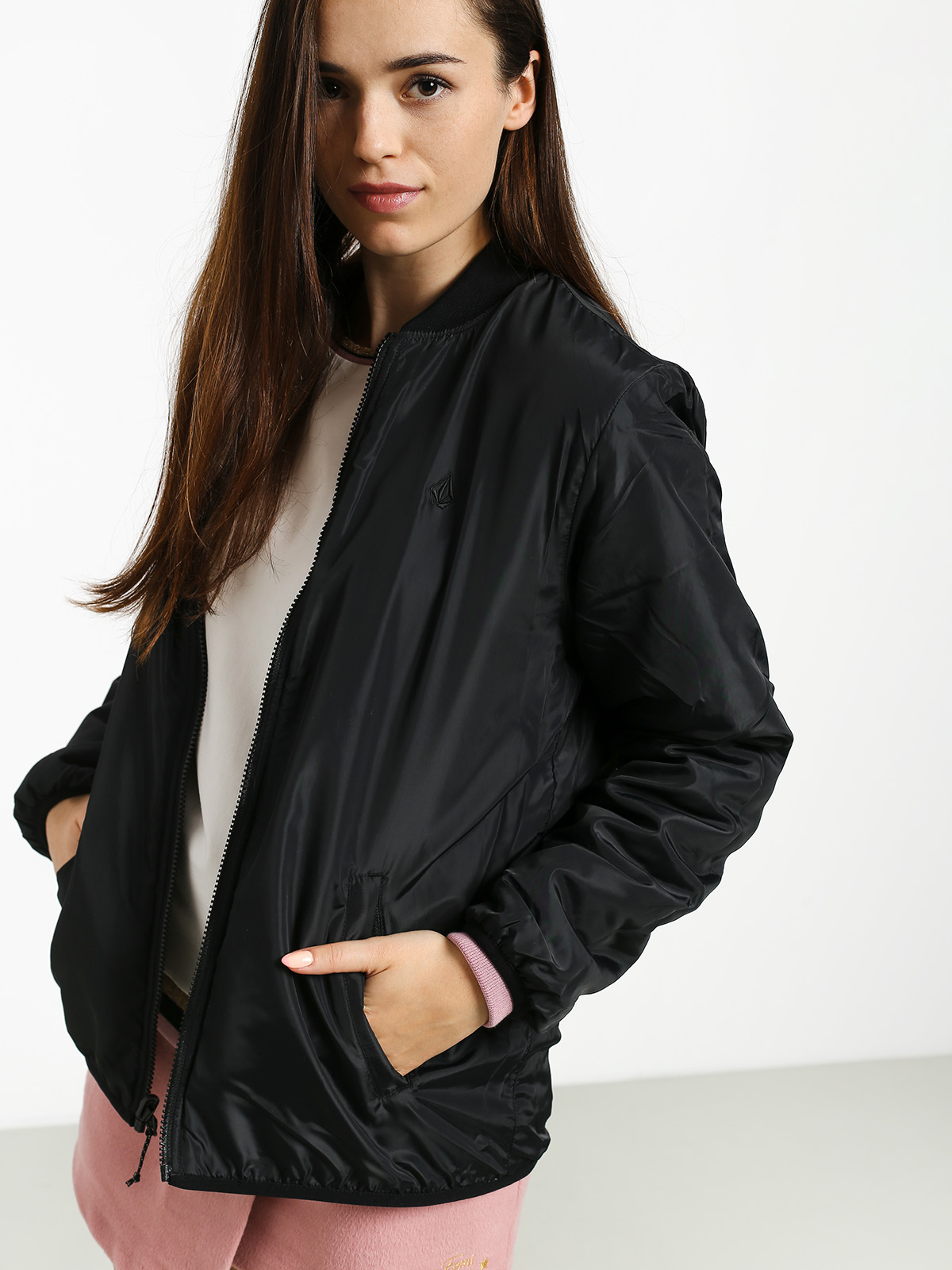 Kurtka Volcom Reversible Polar Wmn (blk)