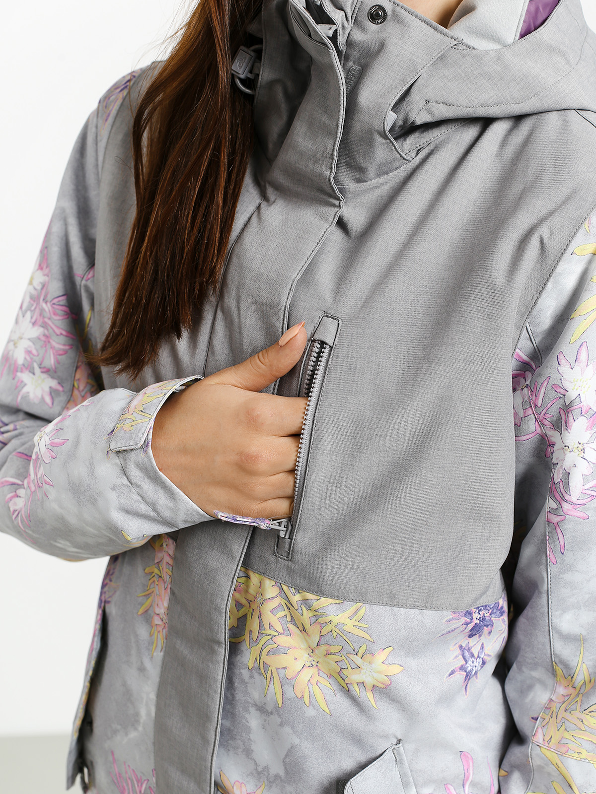 Damska Kurtka snowboardowa Roxy Jetty Block (edelweiss)