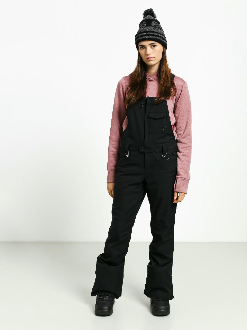 Damskie Spodnie snowboardowe Volcom Swift Bib Overall (blk)