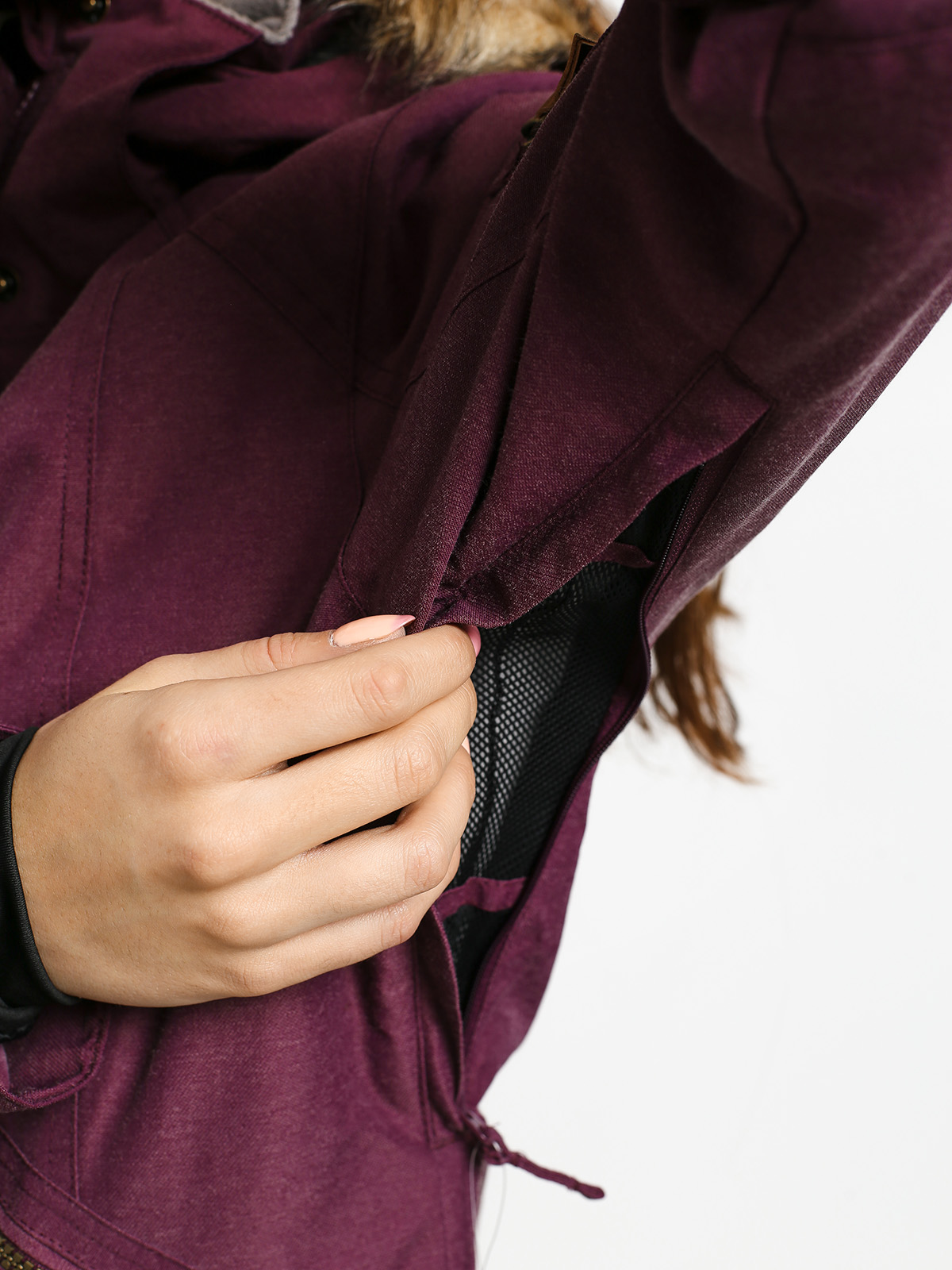 Damska Kurtka snowboardowa Roxy Meade (grape wine)