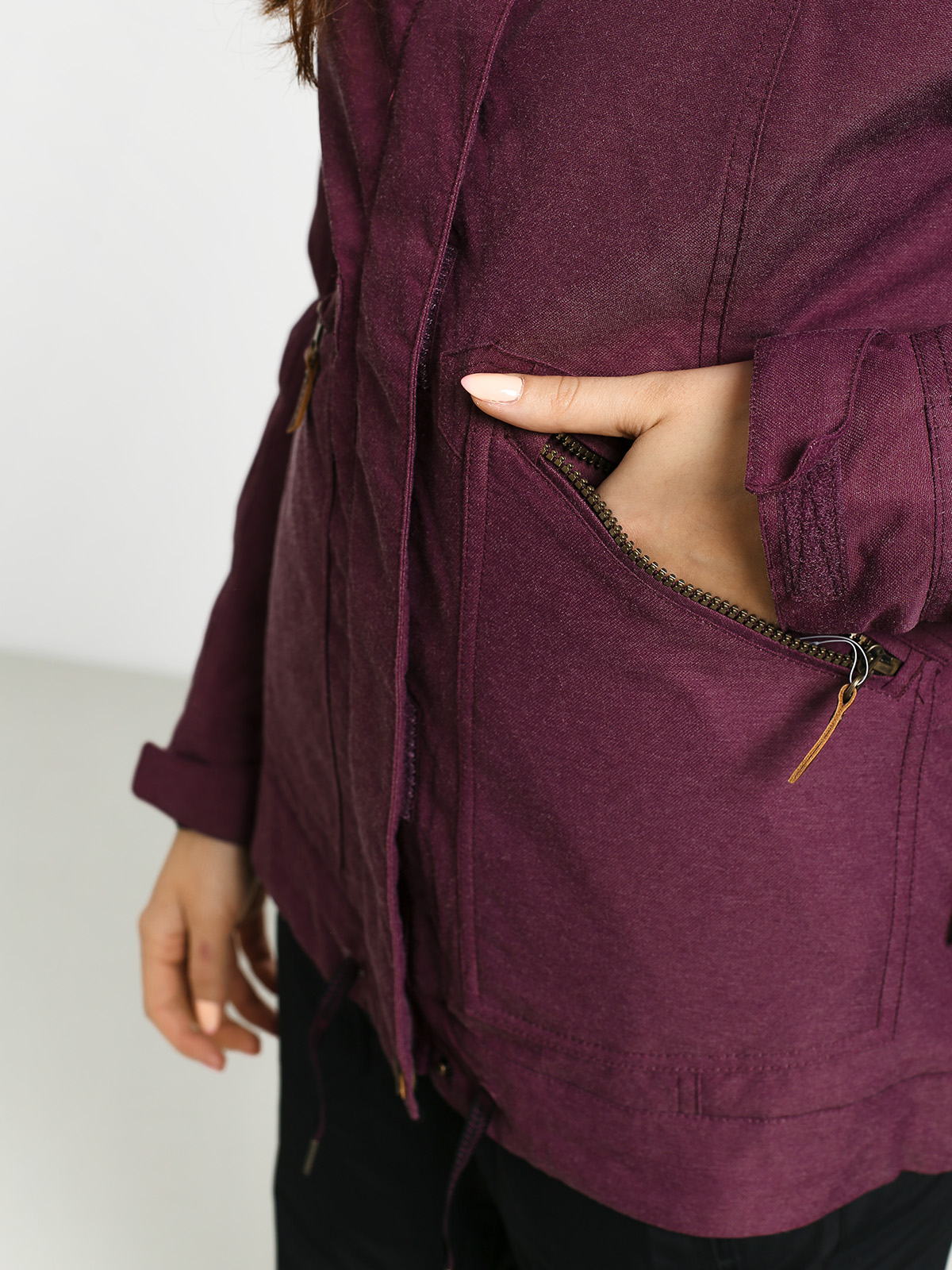 Damska Kurtka snowboardowa Roxy Meade (grape wine)