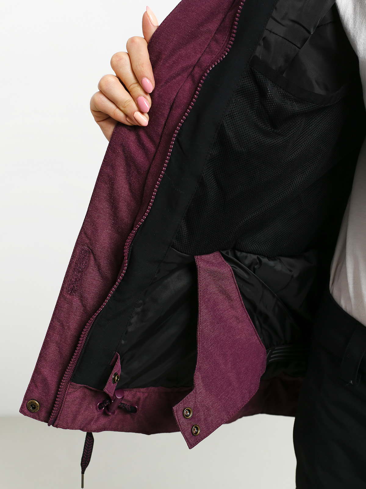 Damska Kurtka snowboardowa Roxy Meade (grape wine)