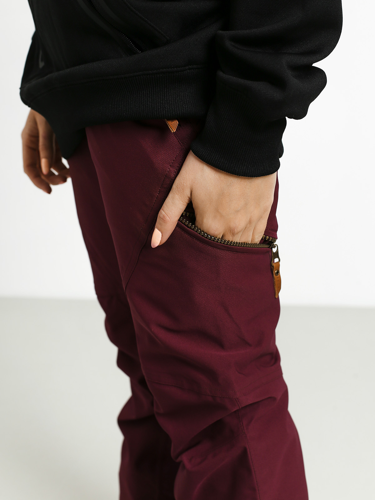 Damskie Spodnie snowboardowe Roxy Cabin (grape wine)