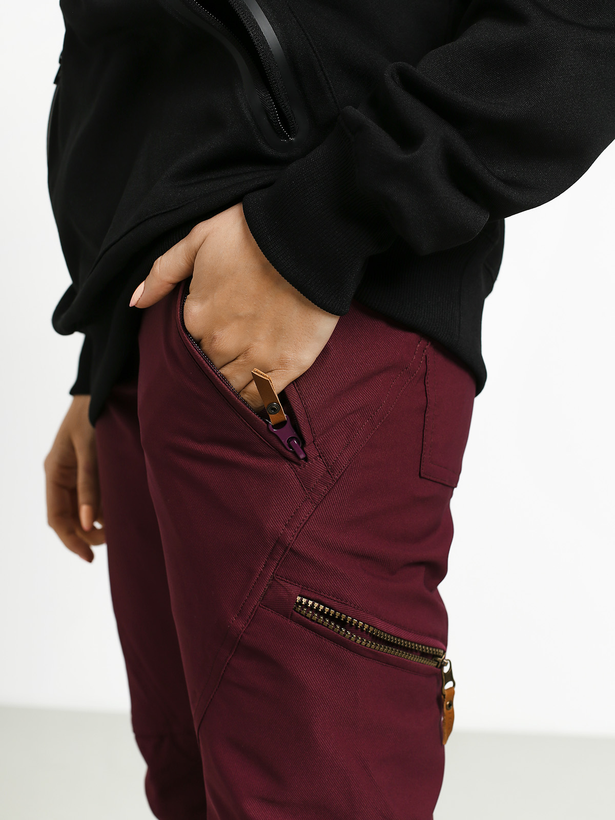 Damskie Spodnie snowboardowe Roxy Cabin (grape wine)