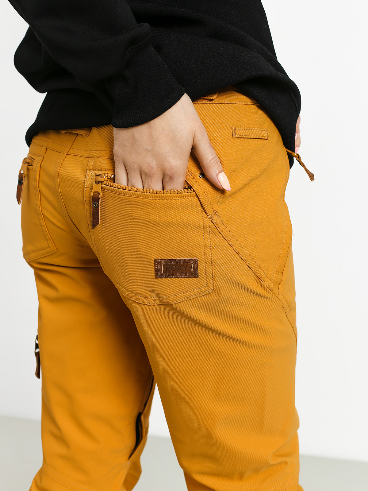 Damskie Spodnie snowboardowe Roxy Cabin (spruce yellow)