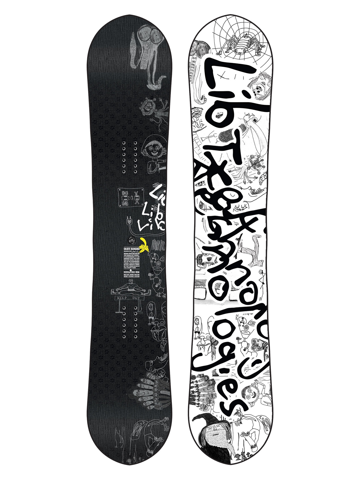 Męska Deska snowboardowa Lib Tech Skate Banana Btx (reis)