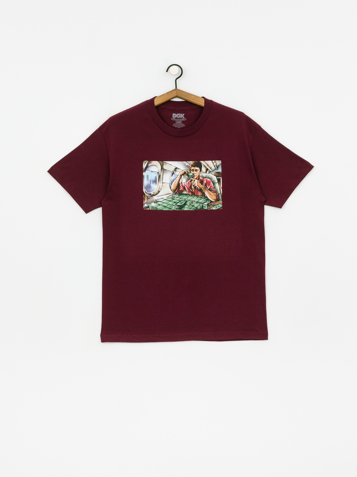 T-shirt DGK Talkin (burgundy)