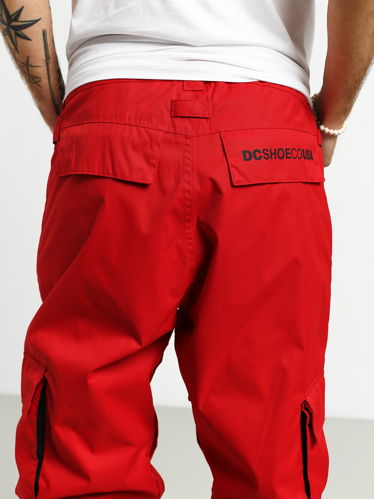 Męskie Spodnie snowboardowe DC Banshee (racing red)