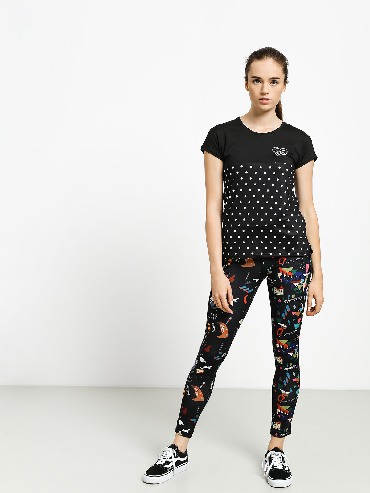Legginsy Femi Stories Plum Wmn (alsk)