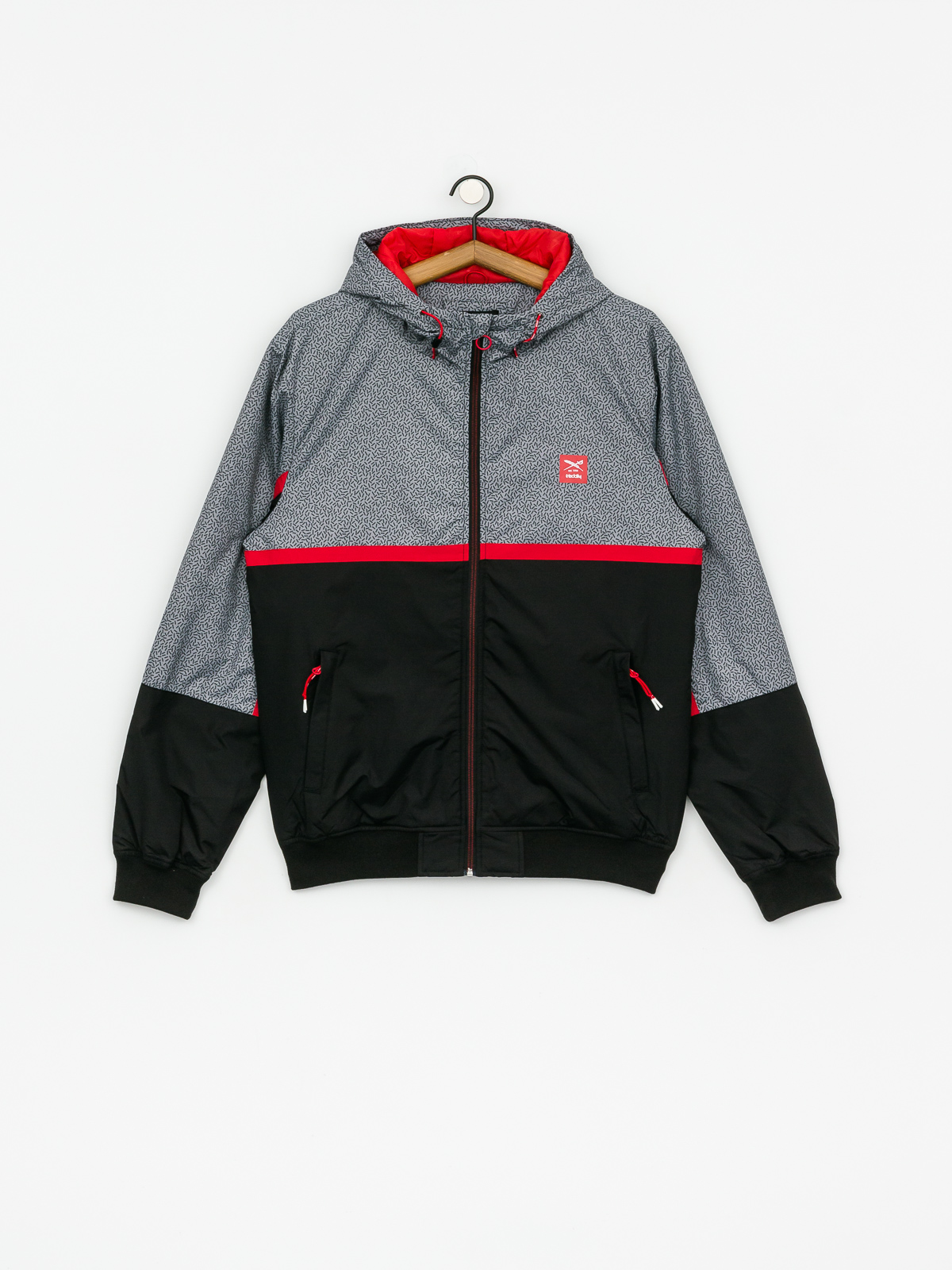 Kurtka Iriedaily Rastron (grey red)