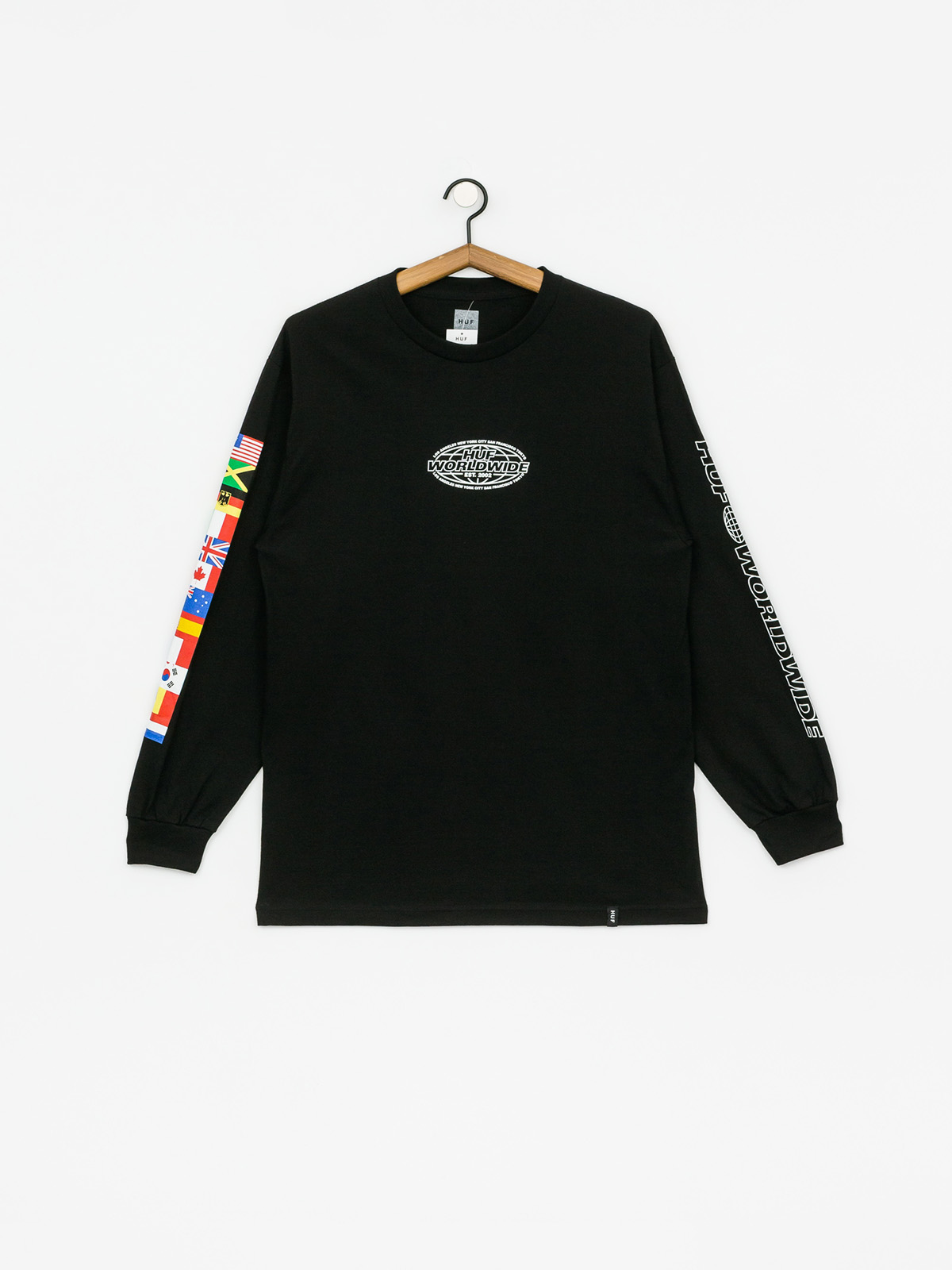Longsleeve HUF World Tour (black)