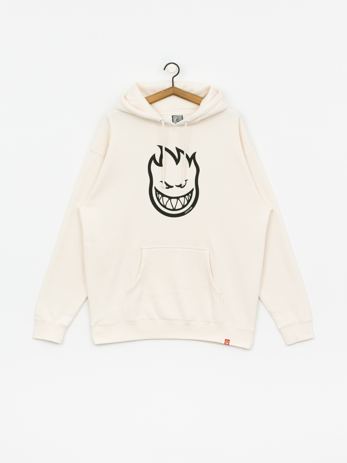 Bluza z kapturem Spitfire Big Head HD (bone/black)