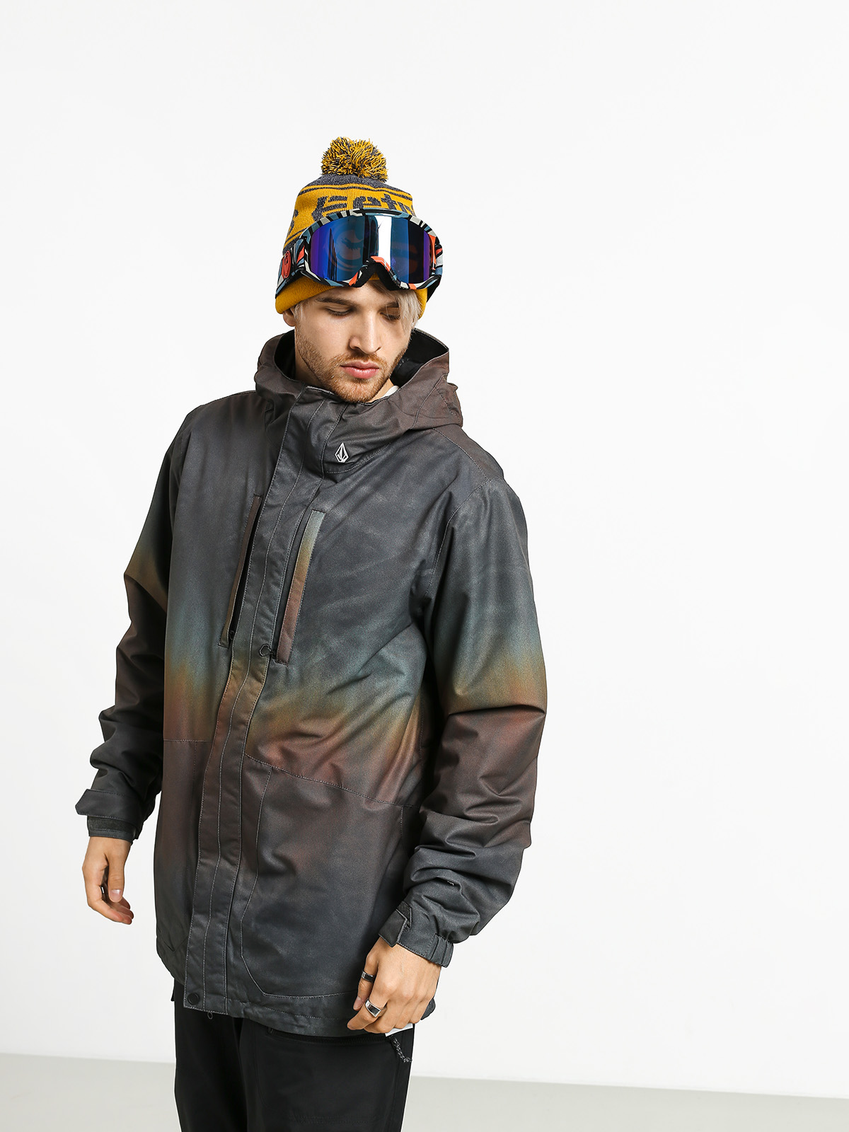 Męska Kurtka snowboardowa Volcom Slyly Ins (brn)