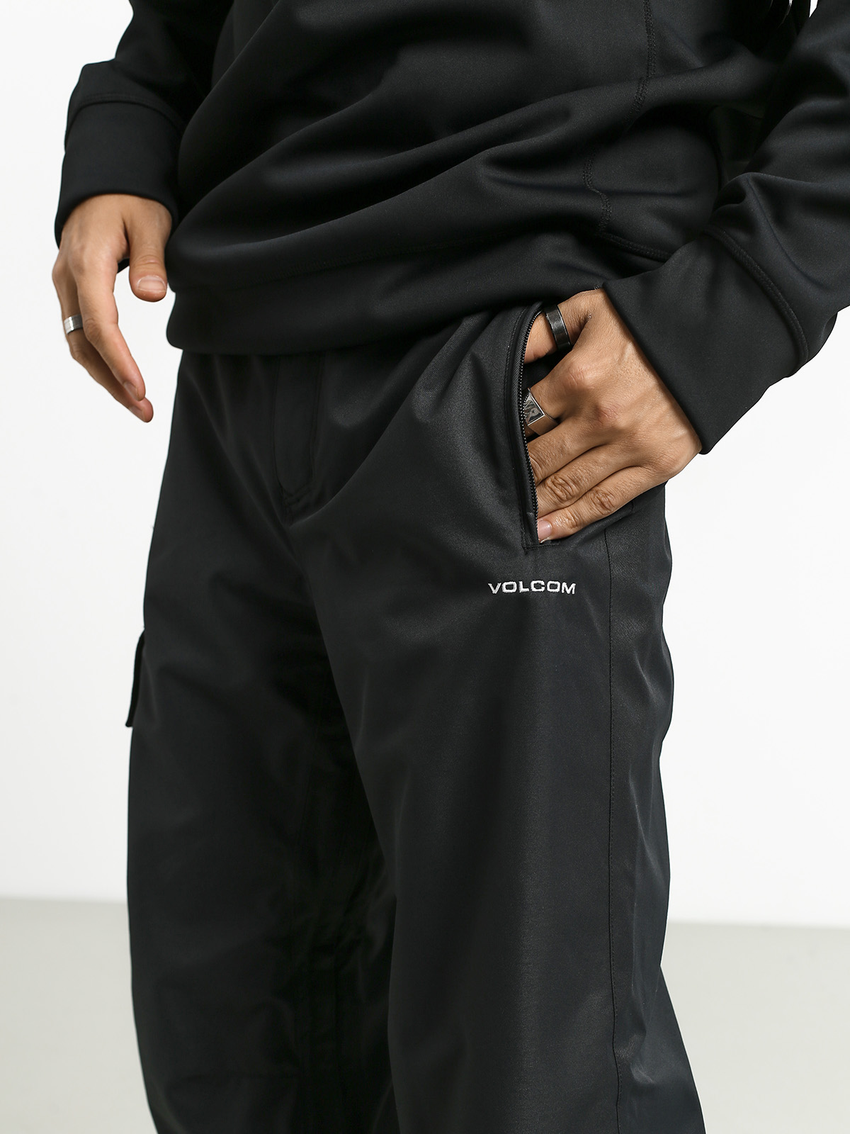 Męskie Spodnie snowboardowe Volcom Ventral (blk)