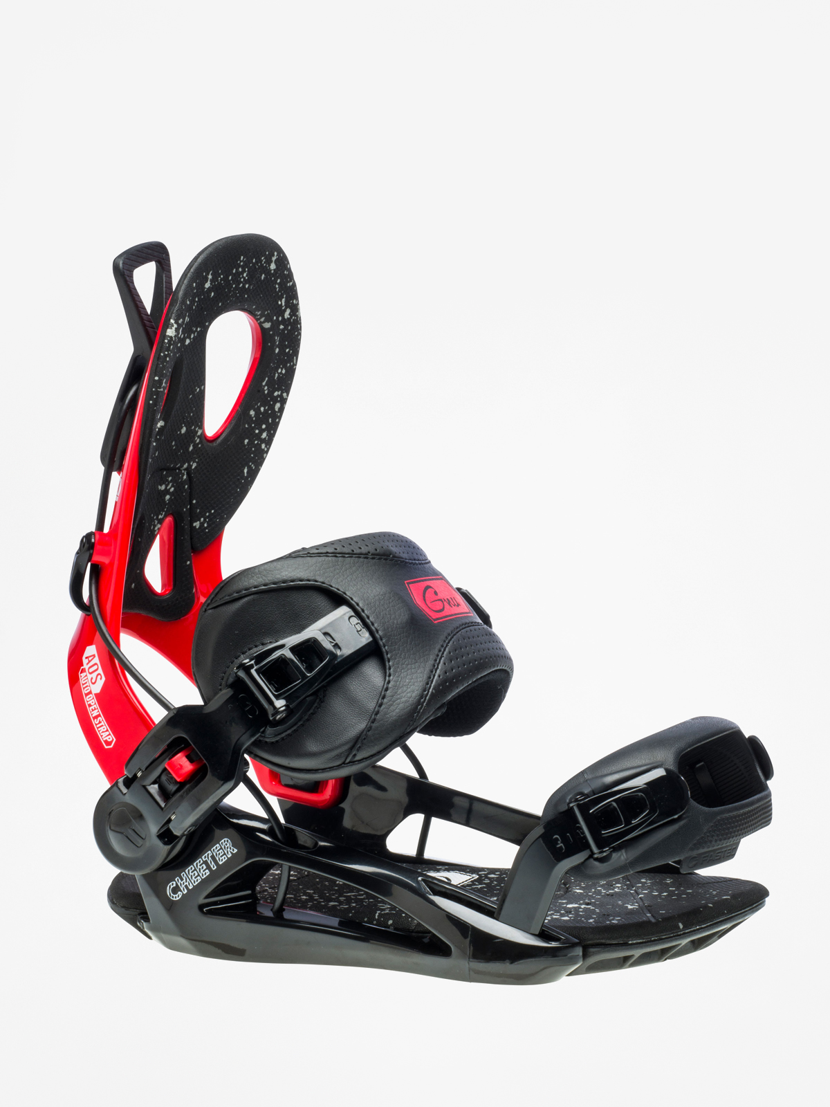 Męskie Wiązania snowboardowe Gnu Cheeter (red)