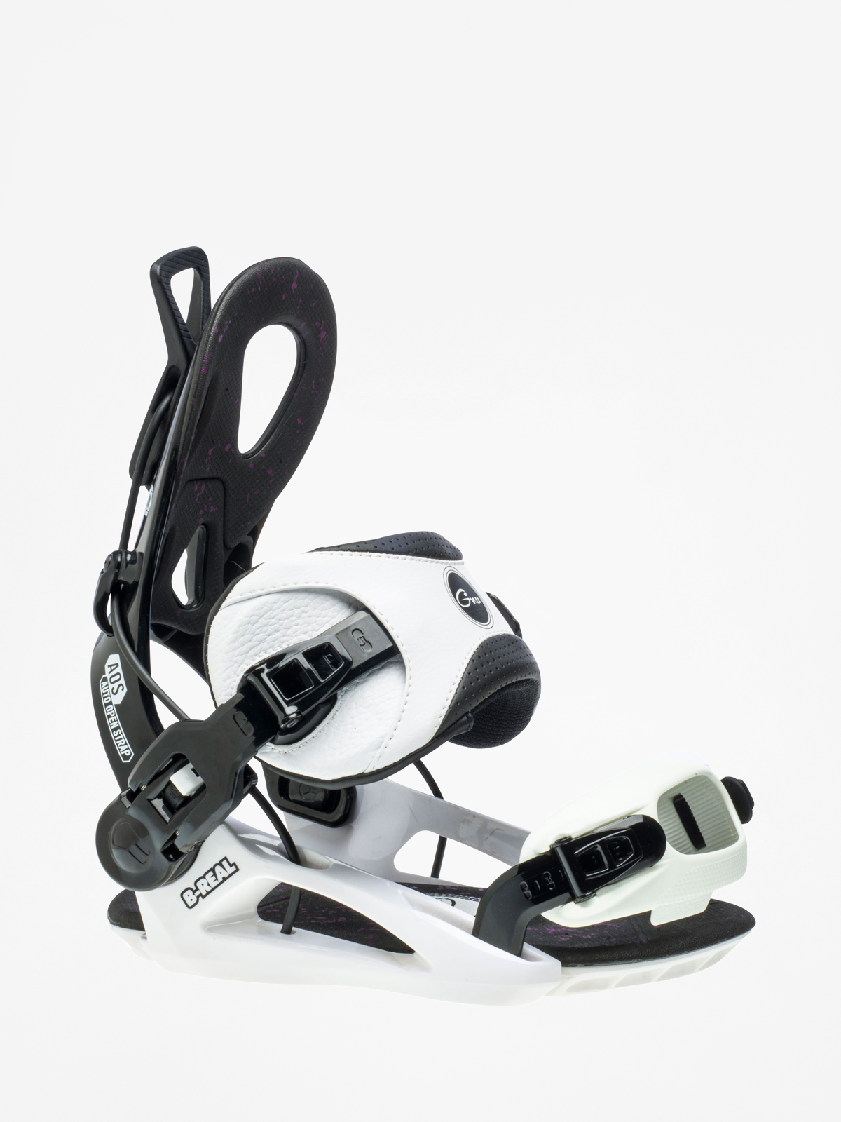 Damskie Wiązania snowboardowe Gnu B-Real (white)