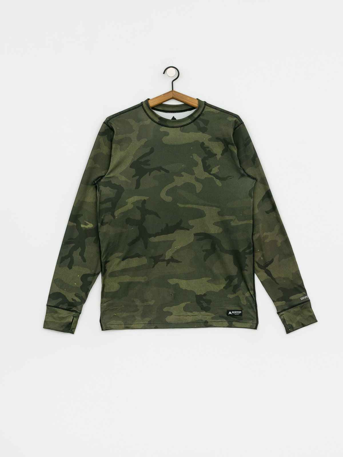 Męski Longsleeve aktywny Burton Midweight Crew (worn camo)