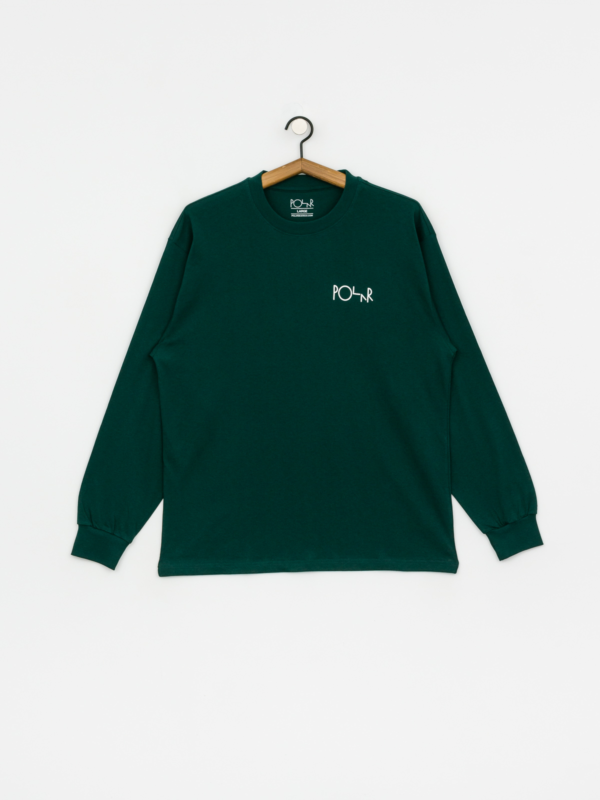 Longsleeve Polar Skate Stroke Logo (dark green)