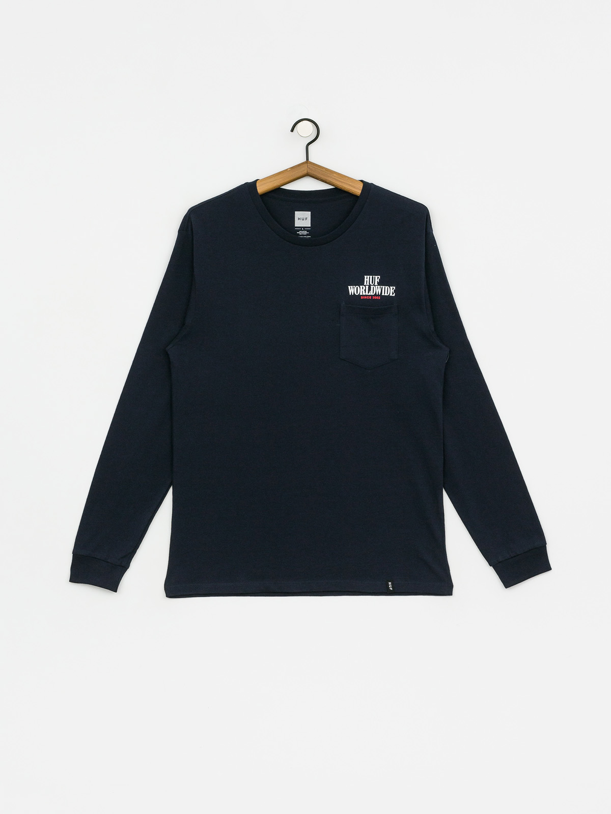 Longsleeve HUF Serif Stack (dark navy)
