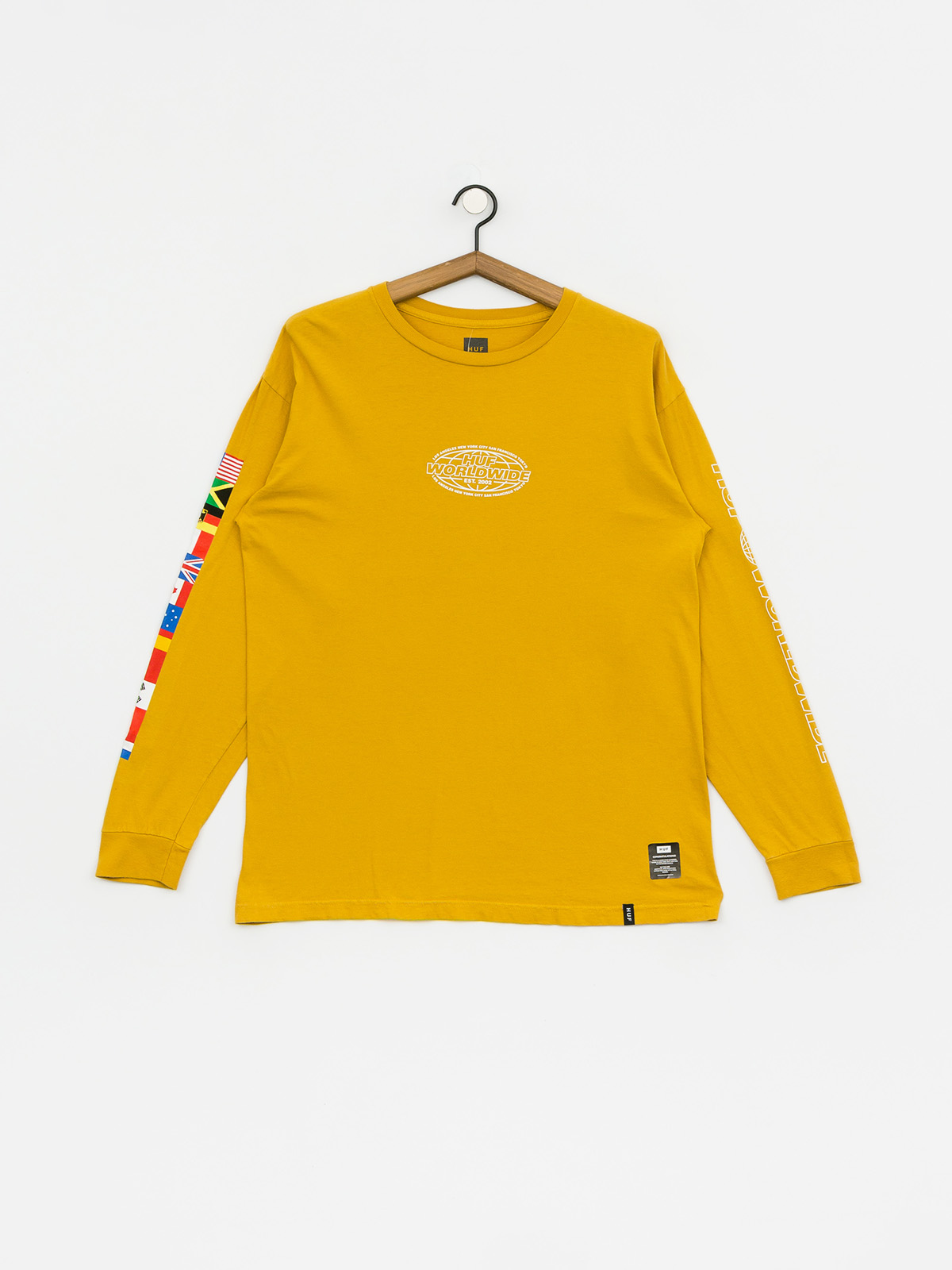 Longsleeve HUF World Tour (sauterne)