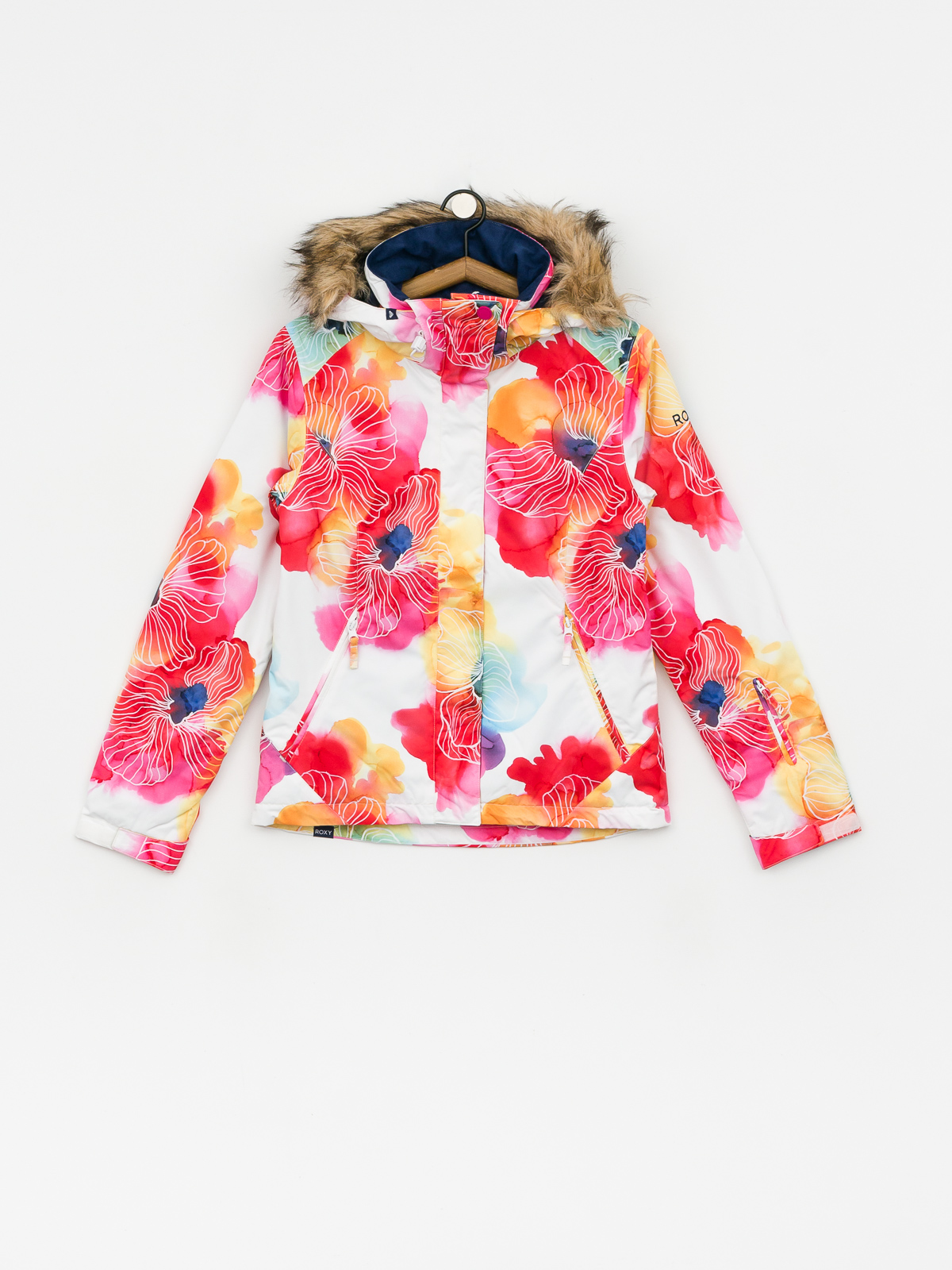 Damska Kurtka snowboardowa Roxy Jet Ski (aquarel flowers)