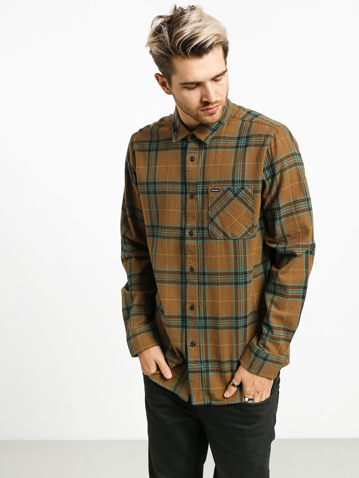 Koszula Volcom Caden Plaid (mud)