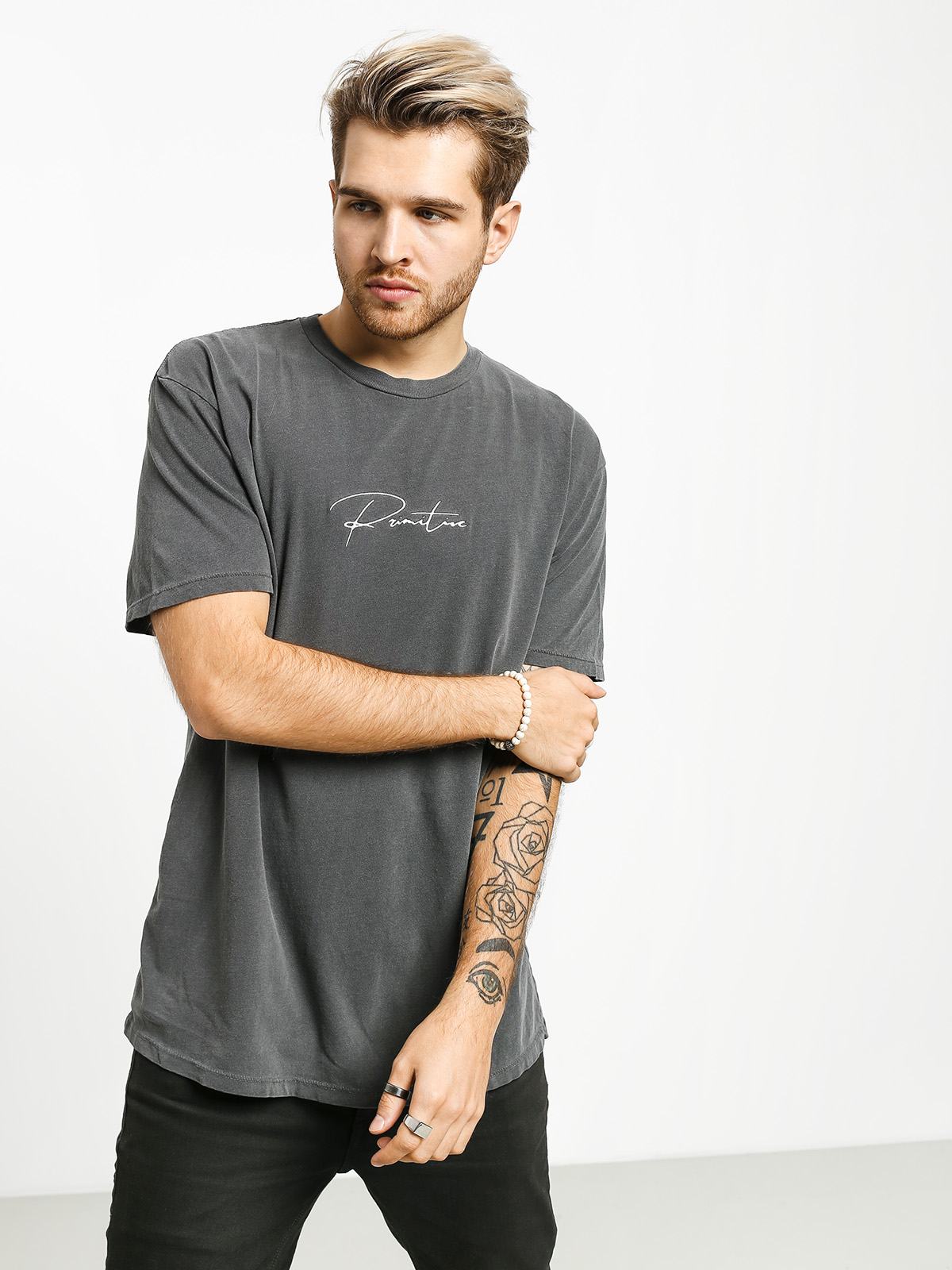 T-shirt Primitive Wave Pigment Dyed (vintage black)