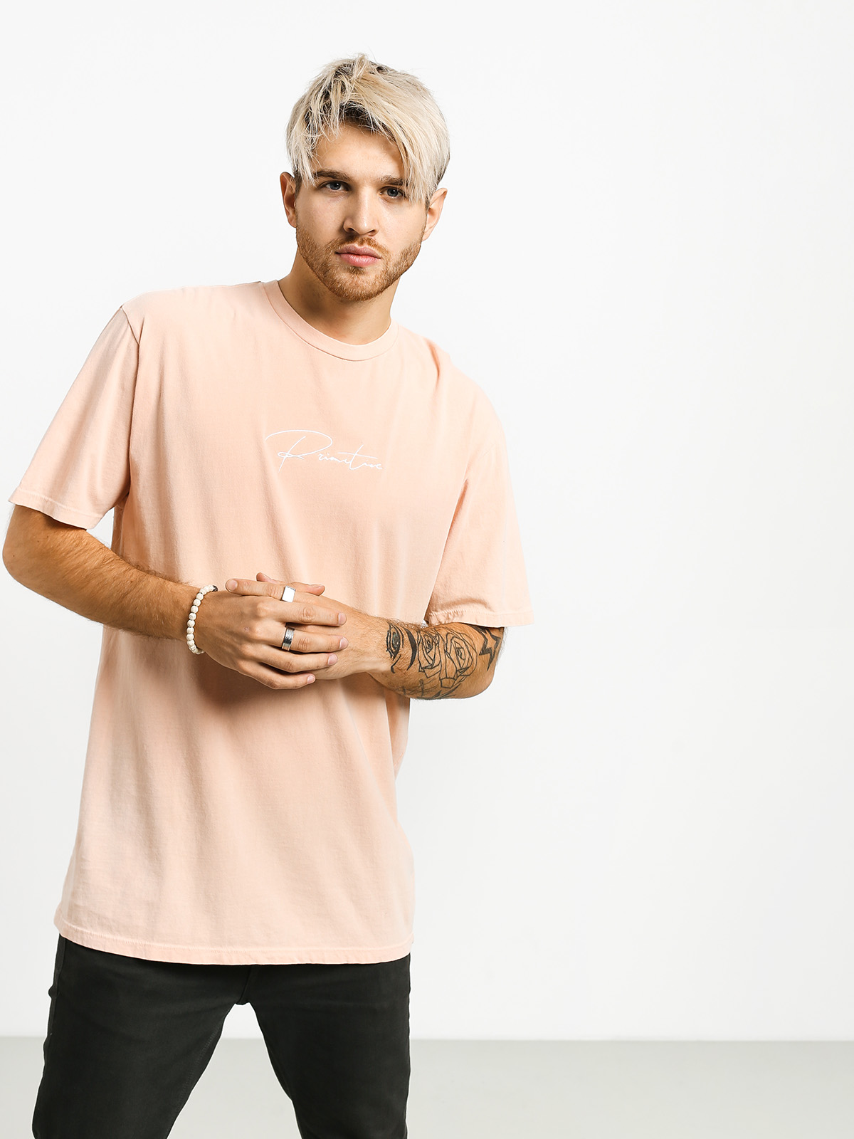 T-shirt Primitive Wave Pigment Dyed (peach)