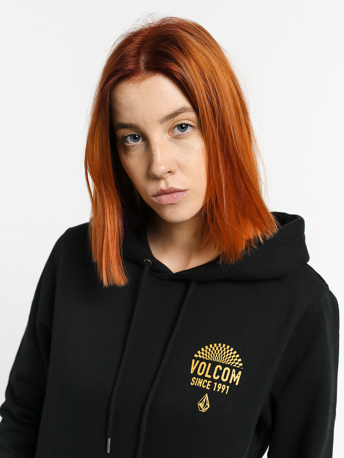 Bluza z kapturem Volcom Vol Stone HD Wmn (black)
