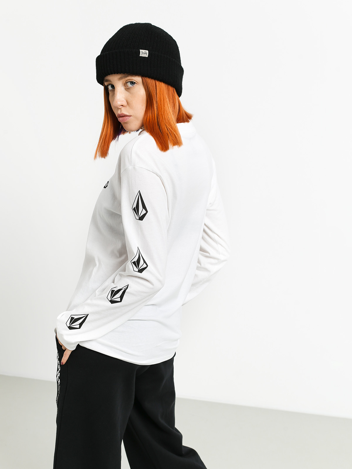 Longsleeve Volcom Simply Stoned Wmn (white)
