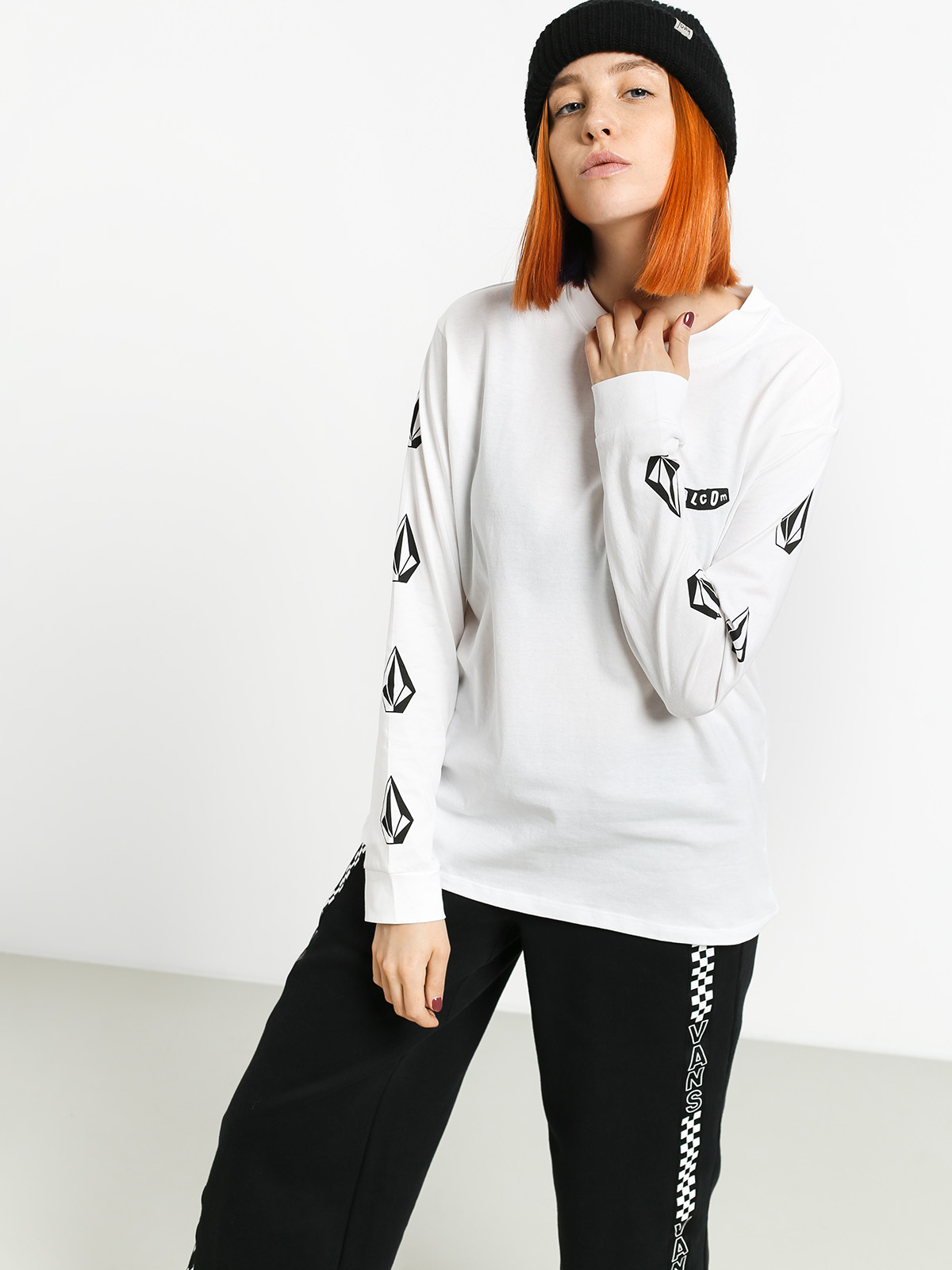 Longsleeve Volcom Simply Stoned Wmn (white)