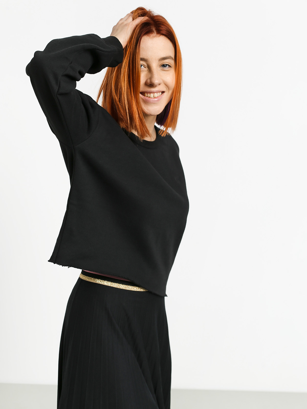 Bluza Brixton Vintage Crop Crew Wmn (black)