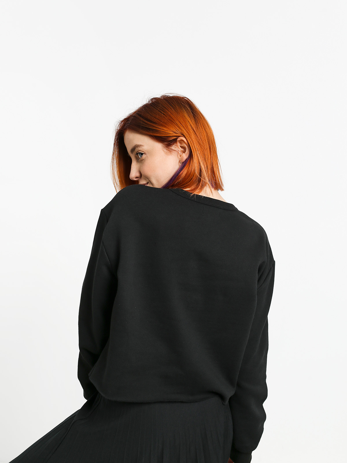 Bluza Brixton Vintage Crop Crew Wmn (black)