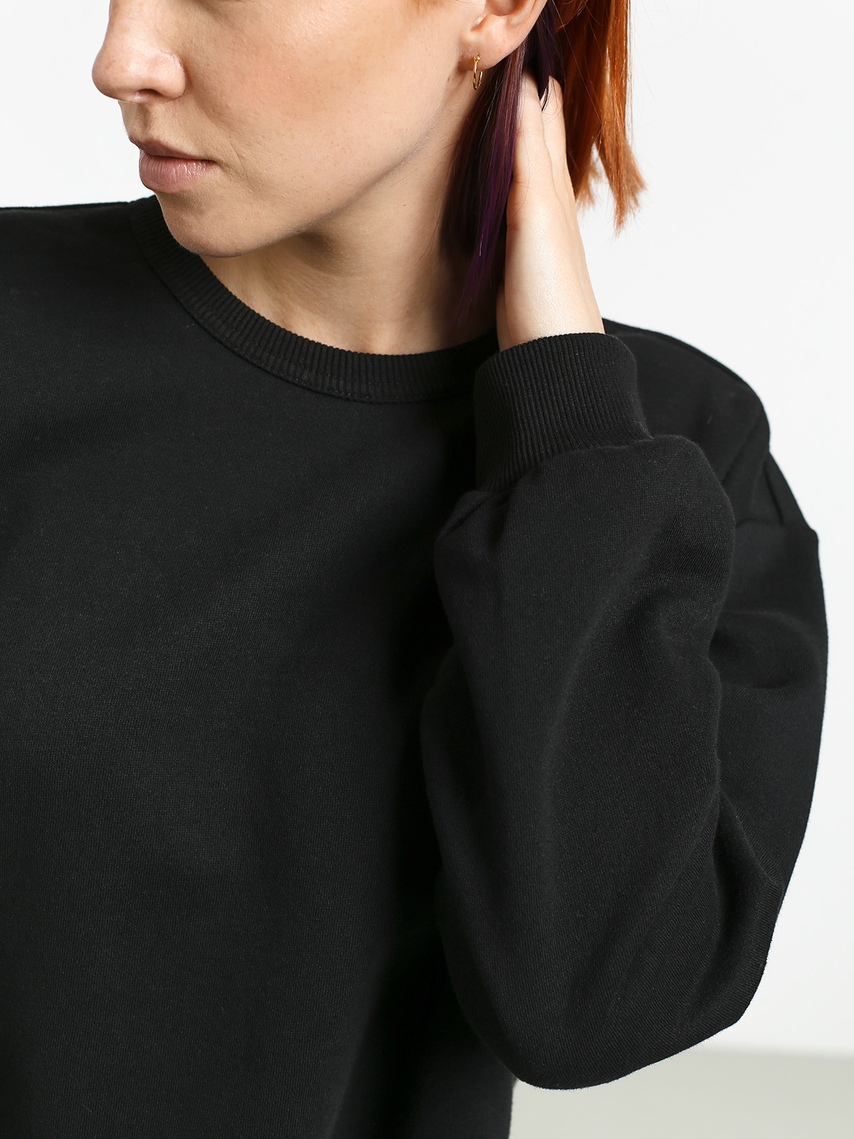 Bluza Brixton Vintage Crop Crew Wmn (black)