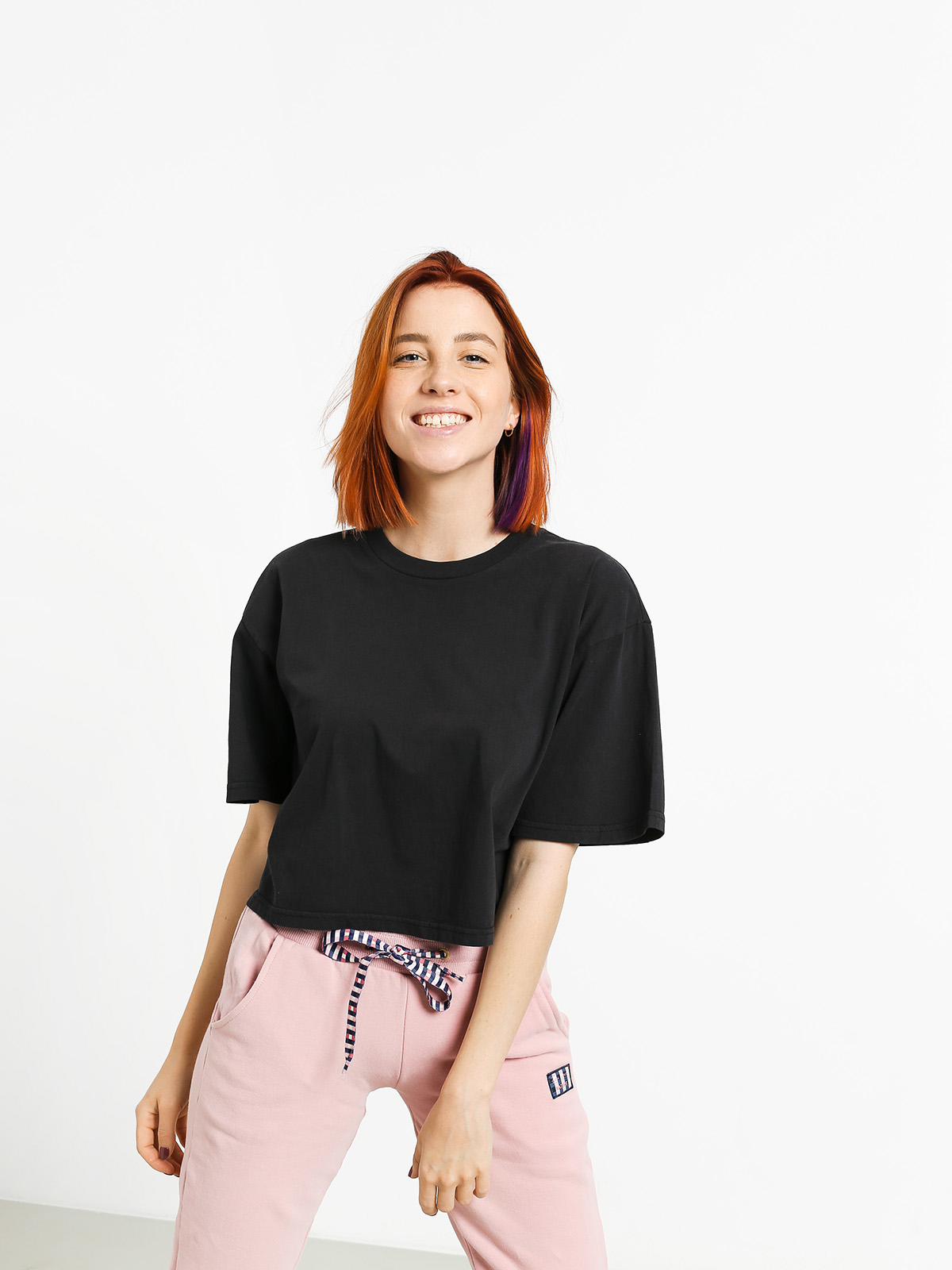 T-shirt Brixton Amanda Crop Wmn (black)