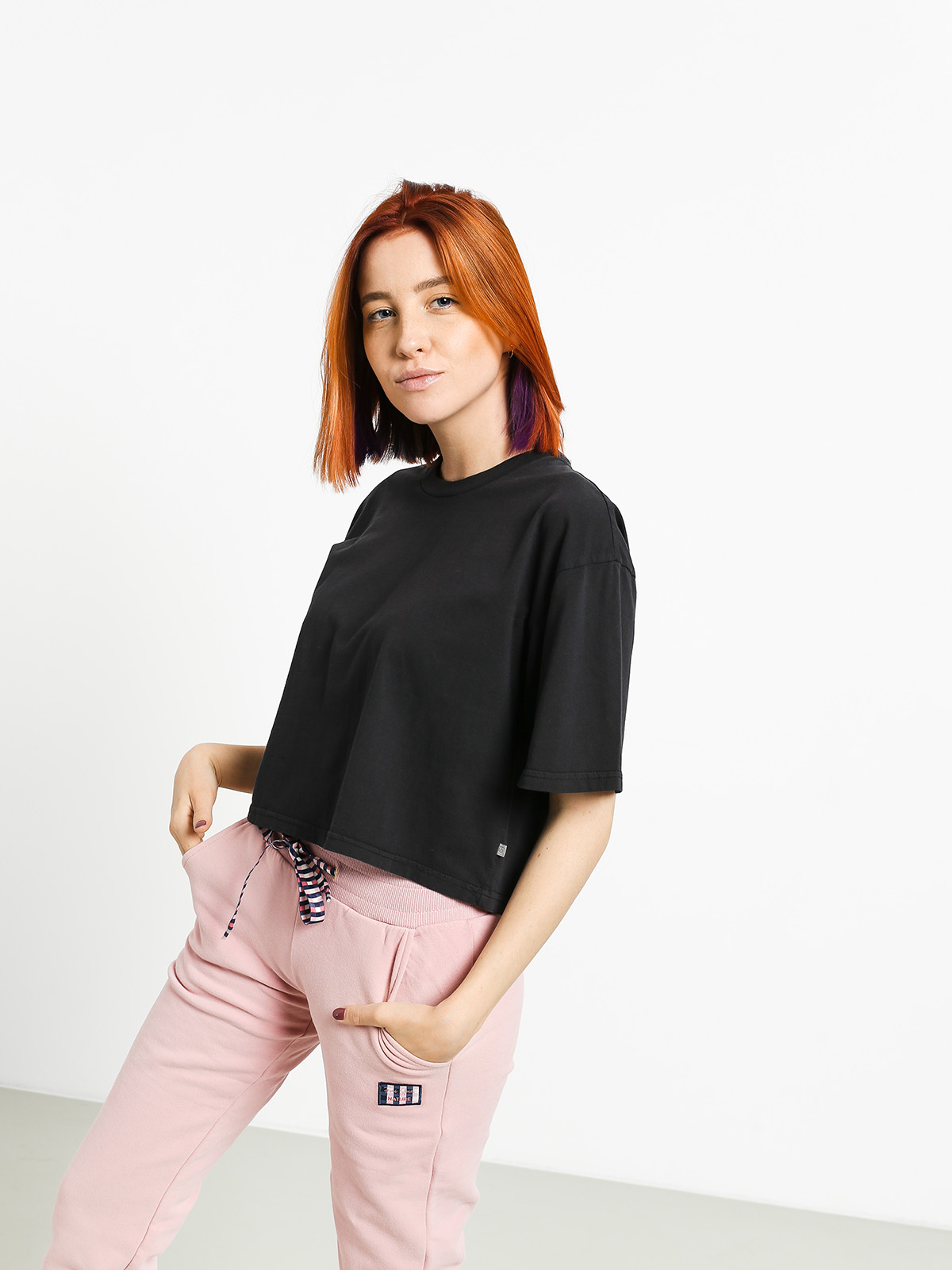 T-shirt Brixton Amanda Crop Wmn (black)