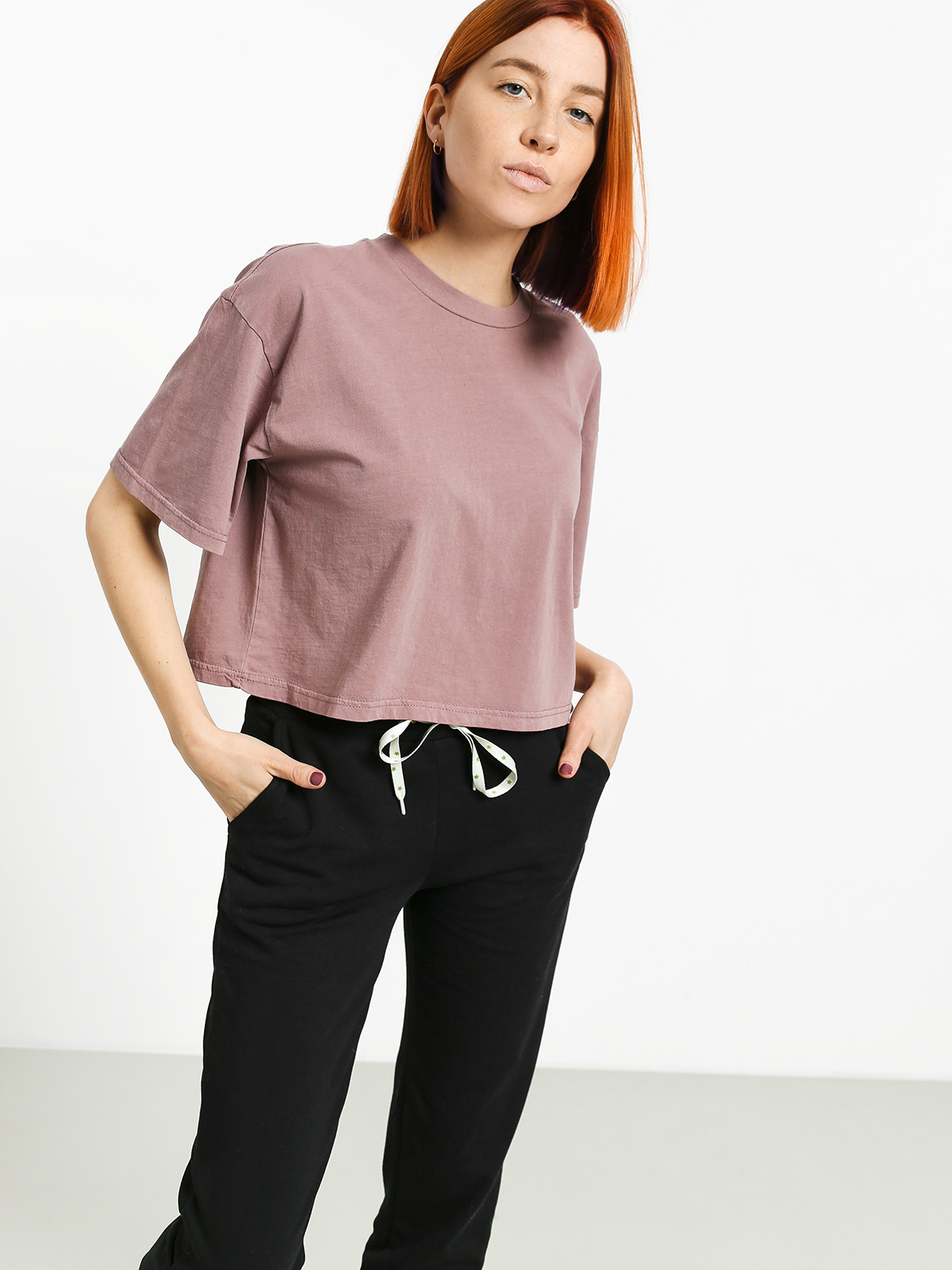 T-shirt Brixton Amanda Crop Wmn (mauve)