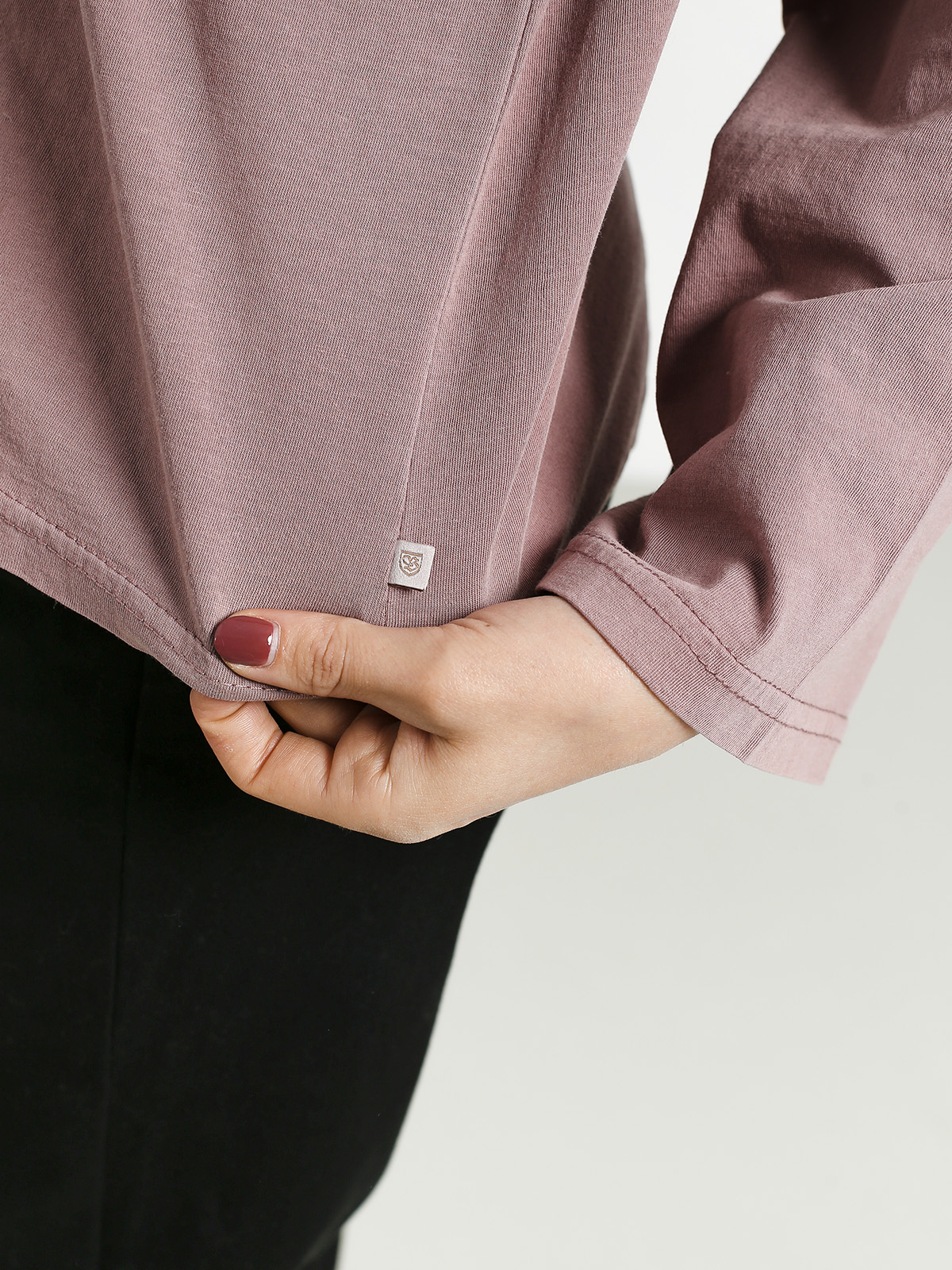 Longsleeve Brixton Anne Mock Neck Wmn (mauve)