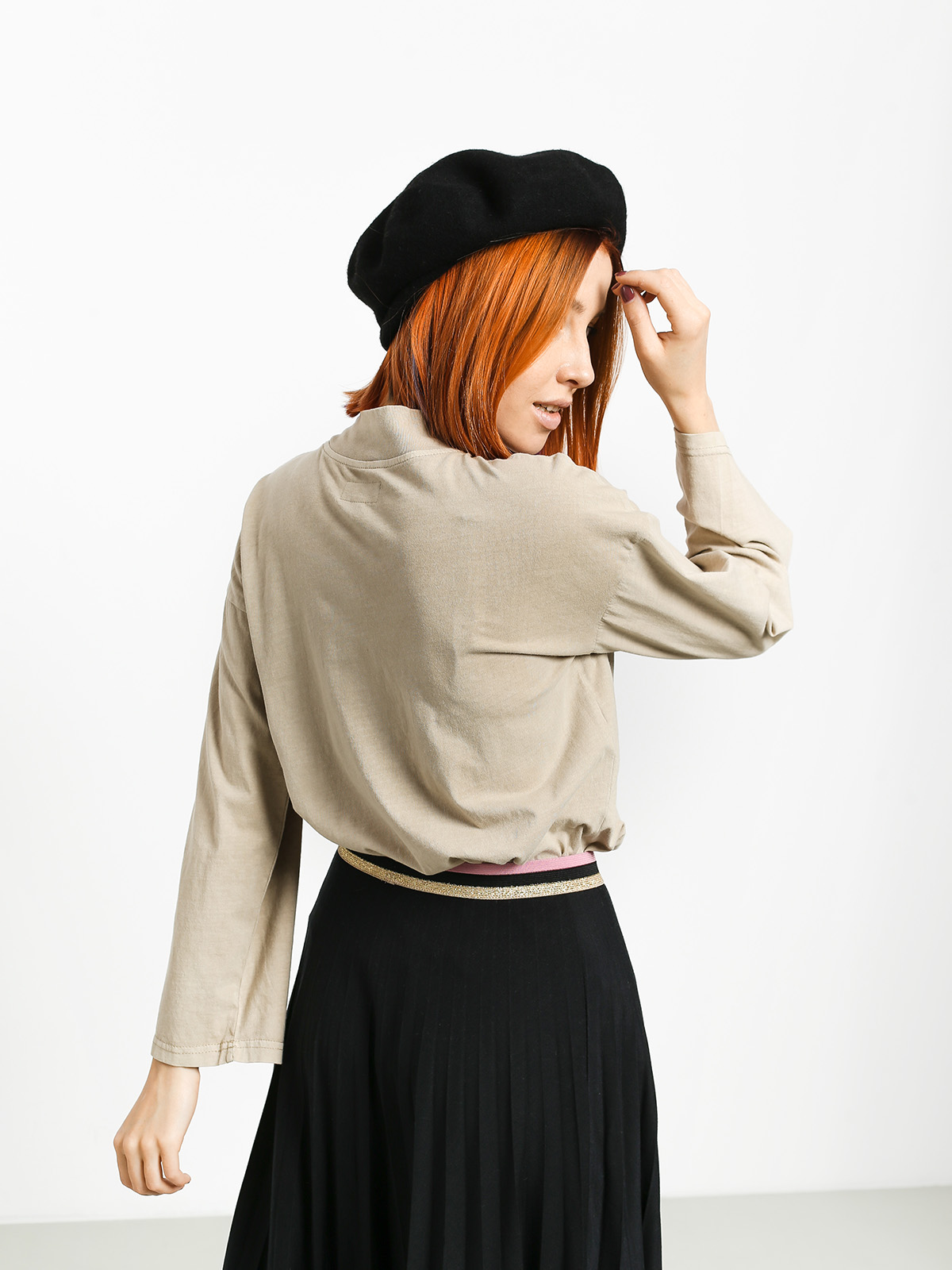 Longsleeve Brixton Anne Mock Neck Wmn (vanilla)