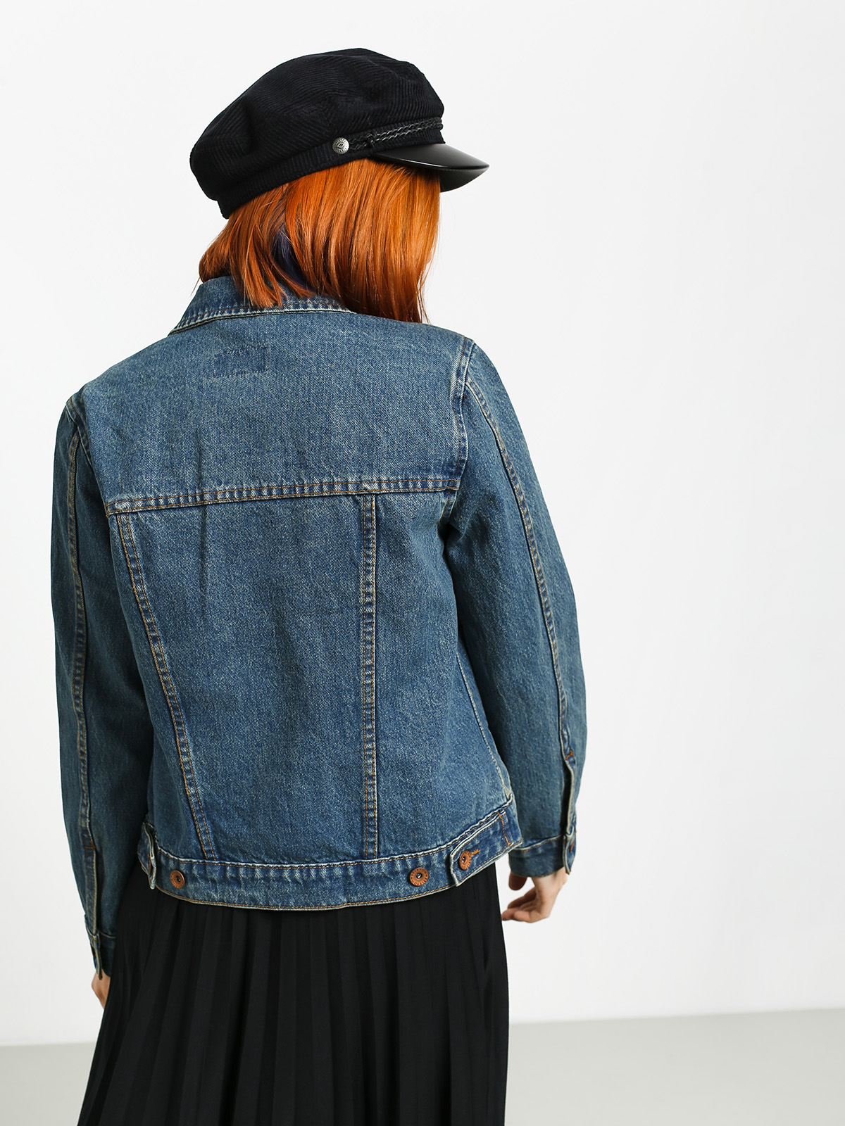 Kurtka Brixton Broadway Denim Wmn (worn indigo)