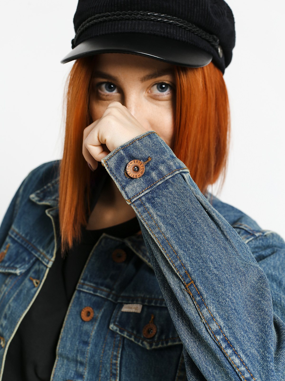 Kurtka Brixton Broadway Denim Wmn (worn indigo)