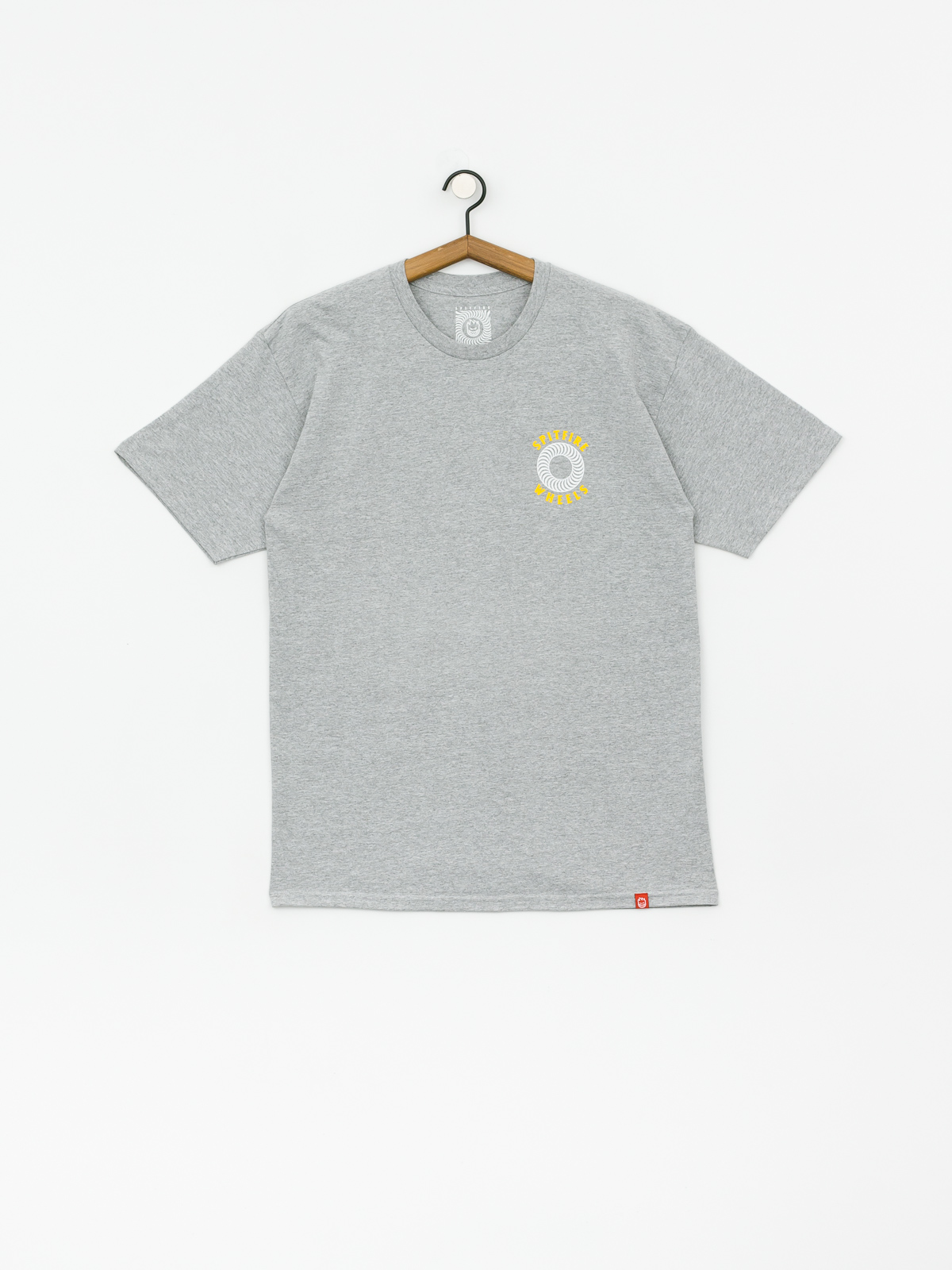 T-shirt Spitfire Og Clsc Dbl (athletic heather/yellow)